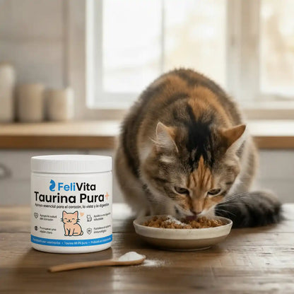 FeliTaurina+ — Suplemento de taurina pura para gatos